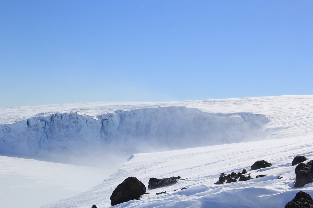 2018-19 Barne Glacier at Cape Evans