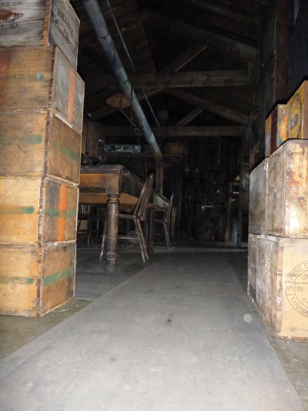 Floor in Scott's 'Terra Nova' hut