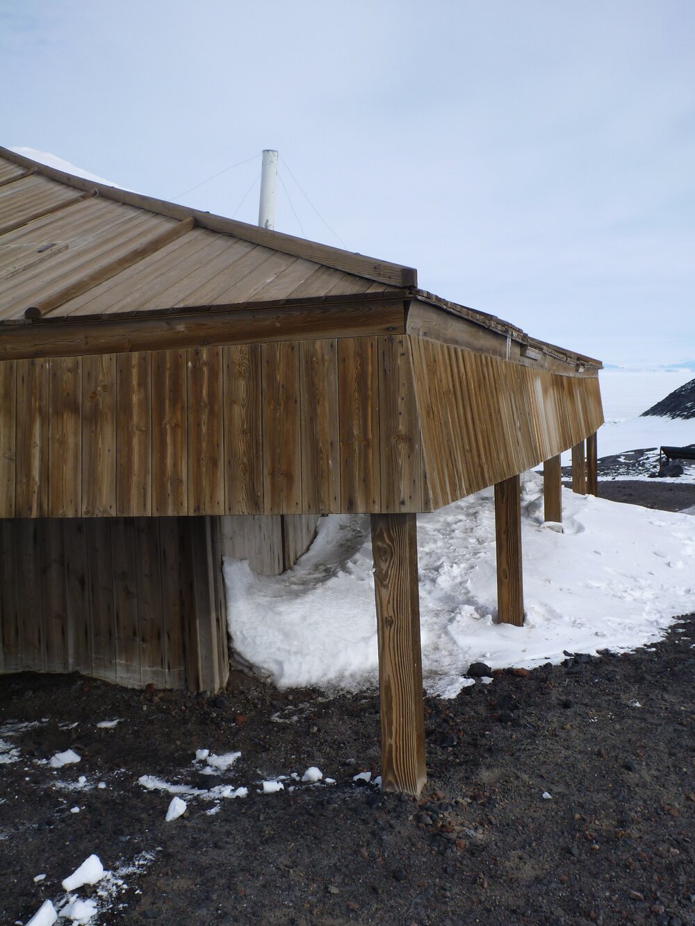 Northeast corner, Scott's 'Discovery' hut