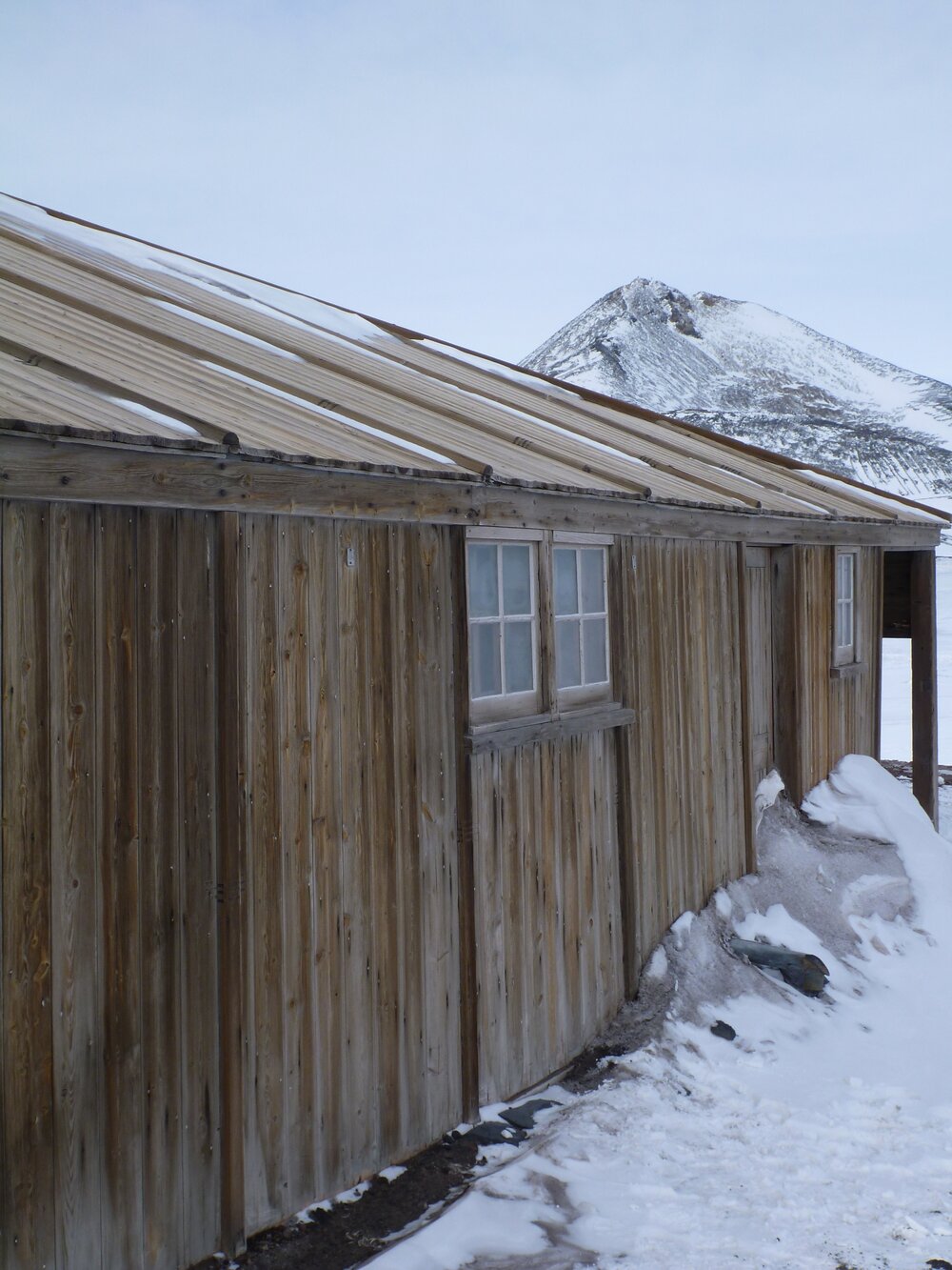 West wall, Scott's 'Discovery' hut
