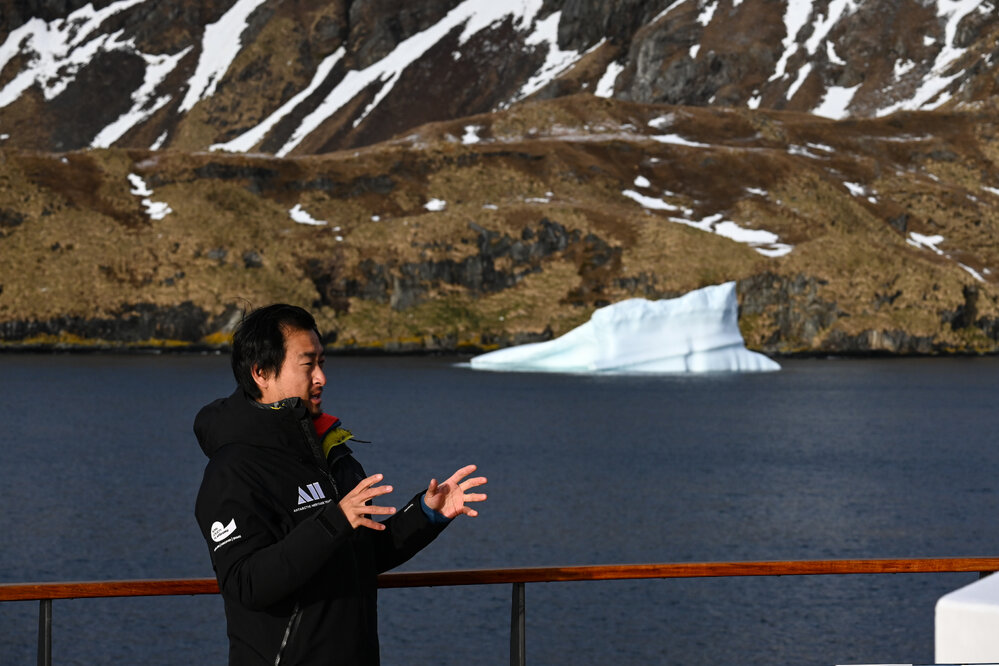 Inspiring Explorer Sasha Cheng filming in Godthul