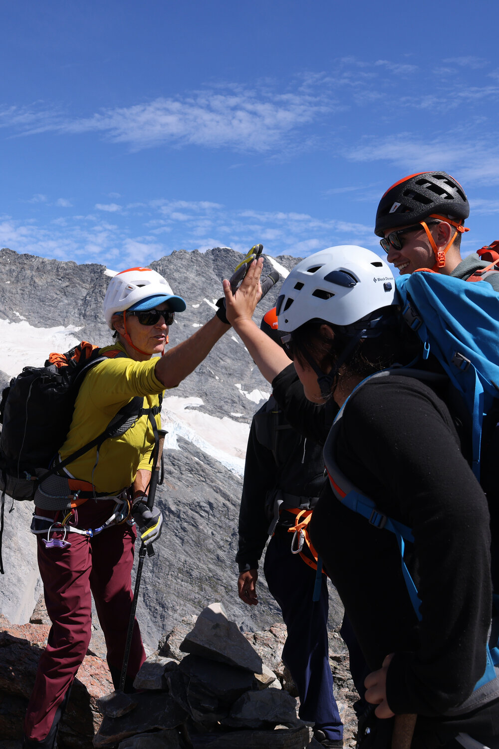 Reaching the summit of Mount Ollivier! (007)