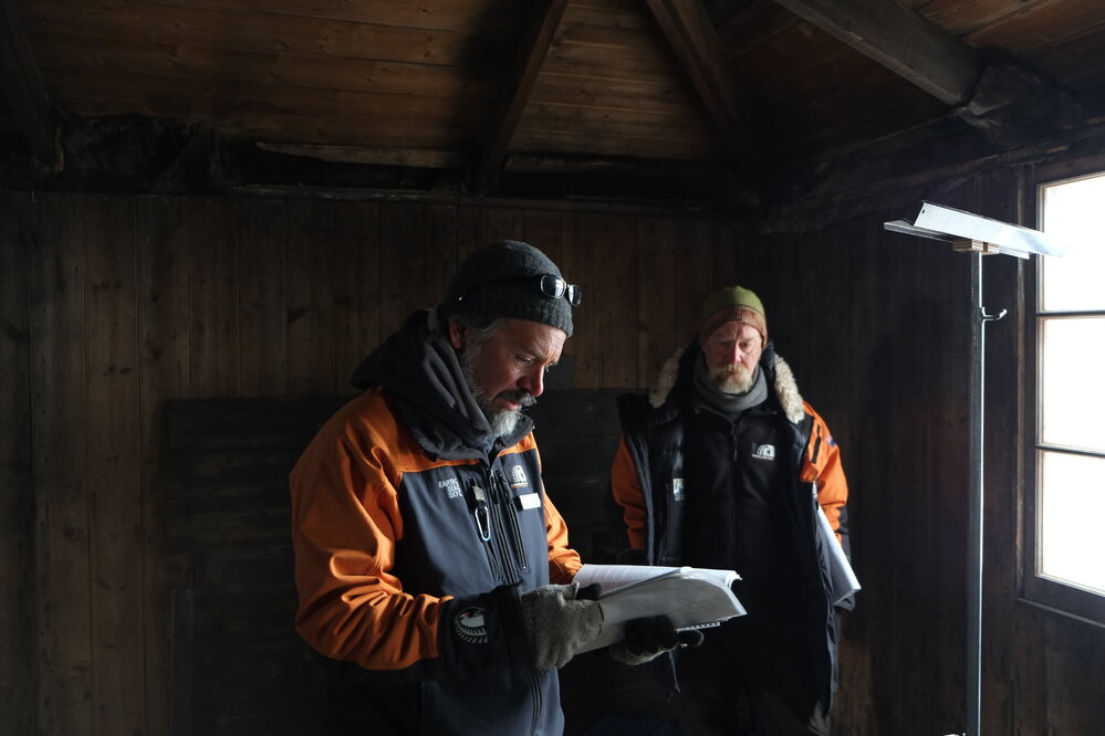 2014-15 Antarctic Heritage Trust's Gord Macdonald and Al Fastier