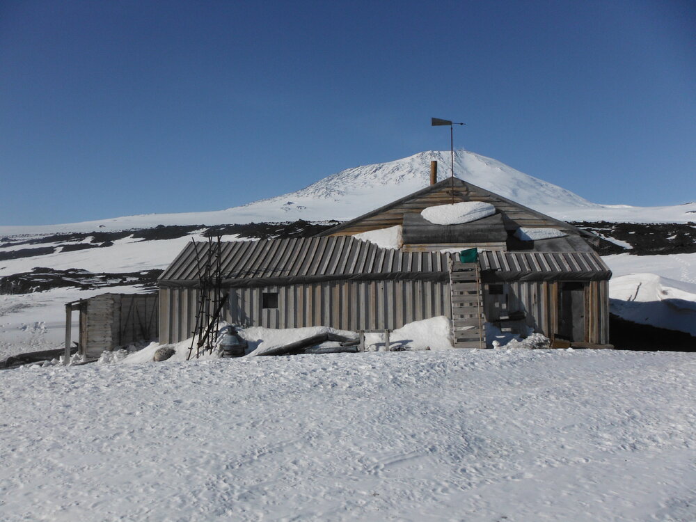 2014-15 Scott's 'Terra Nova' hut, West elevation