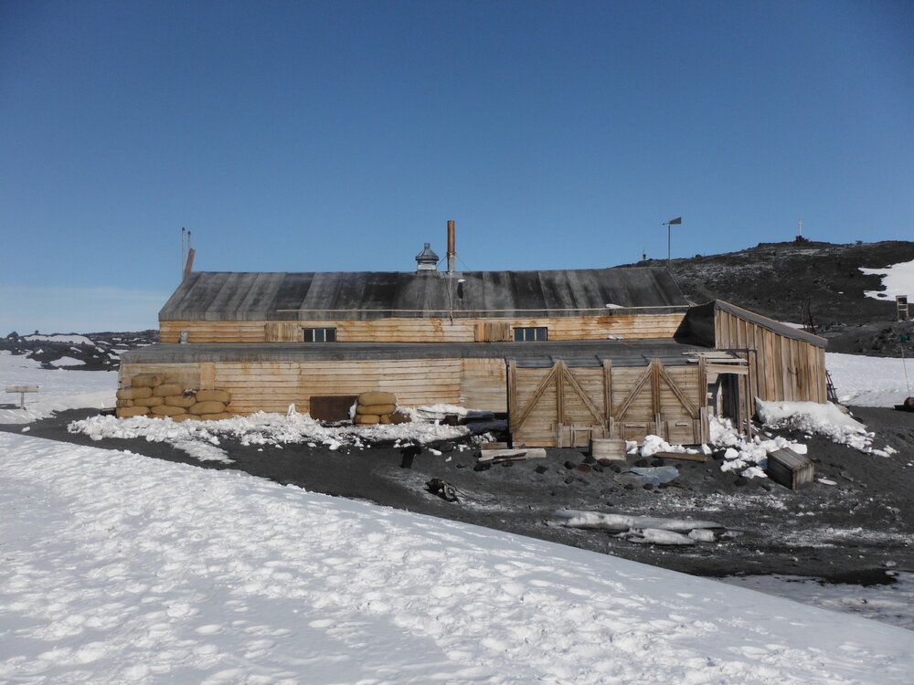 2014-15 Scott's 'Terra Nova' hut, North elevation