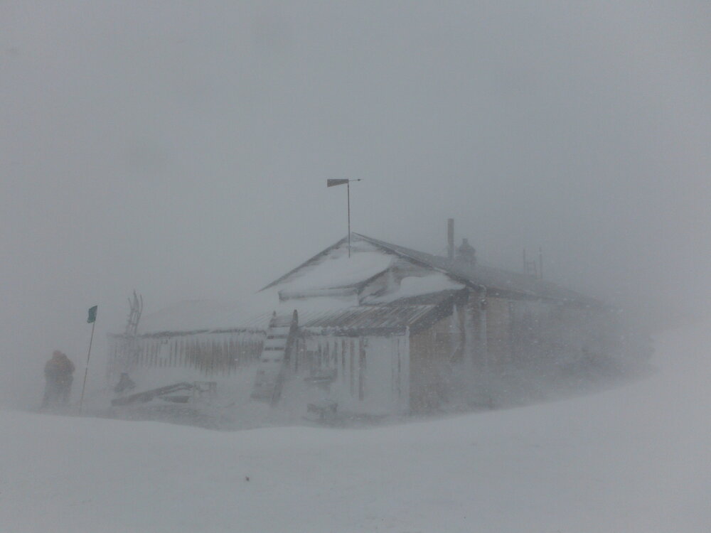 2014-15 Scott's 'Terra Nova' hut during blizzard (004)