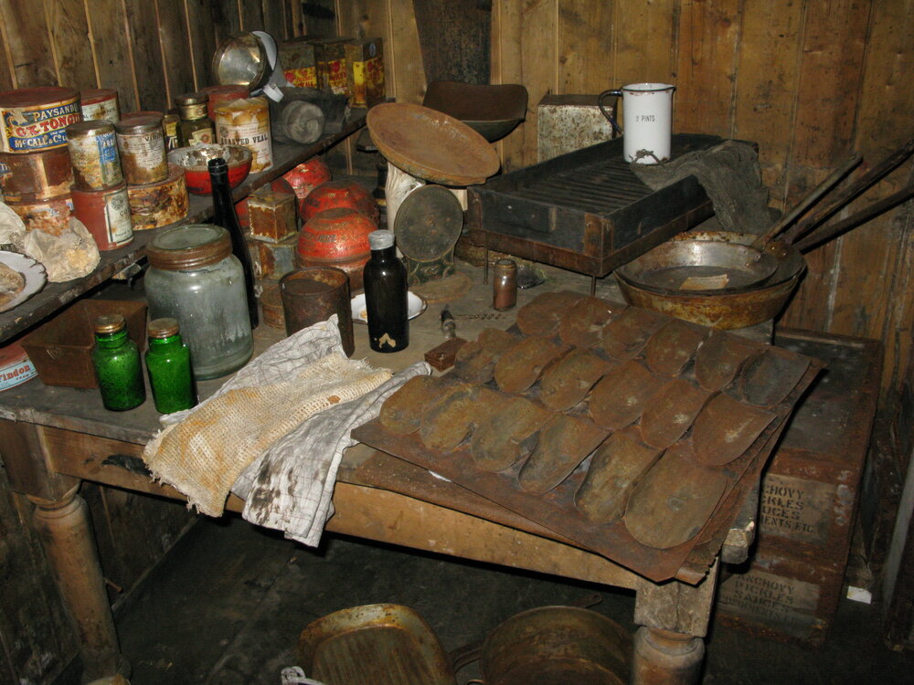 2010-11 Galley inside Scott's 'Terra Nova' hut, Cape Evans (005)