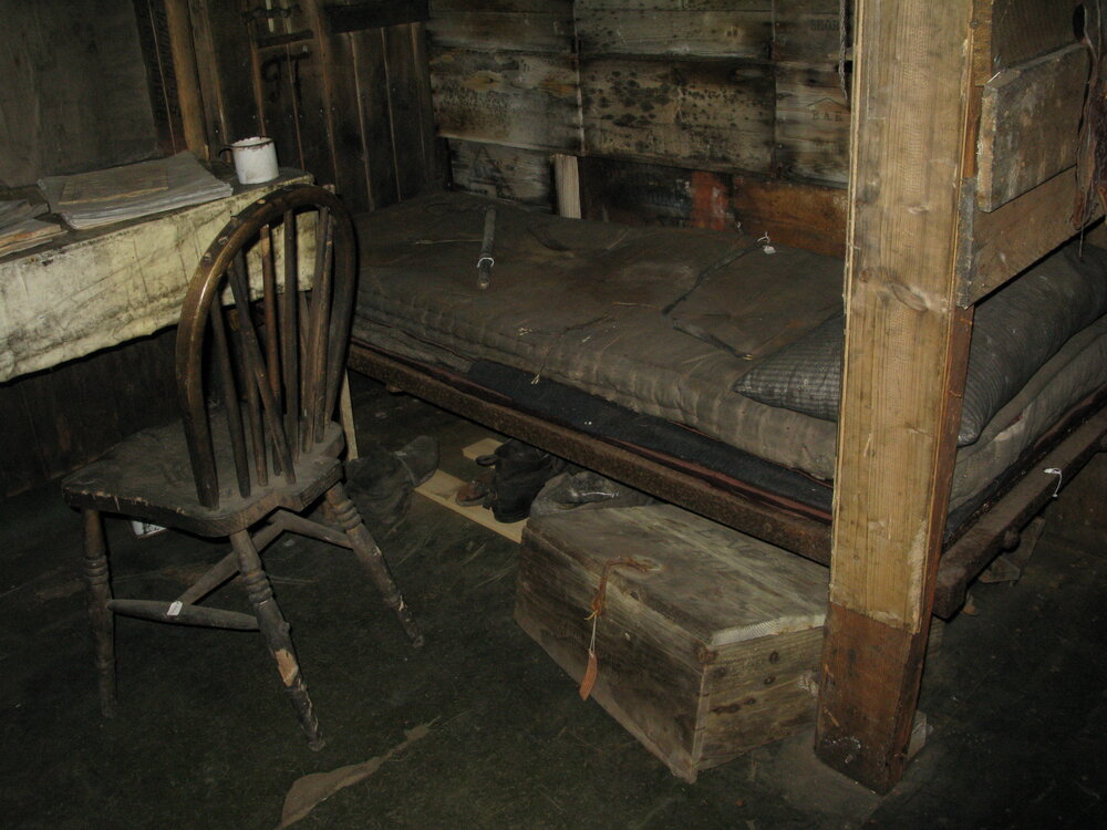 2010-11 Taylor's bunk inside Scott's 'Terra Nova' hut, Cape Evans