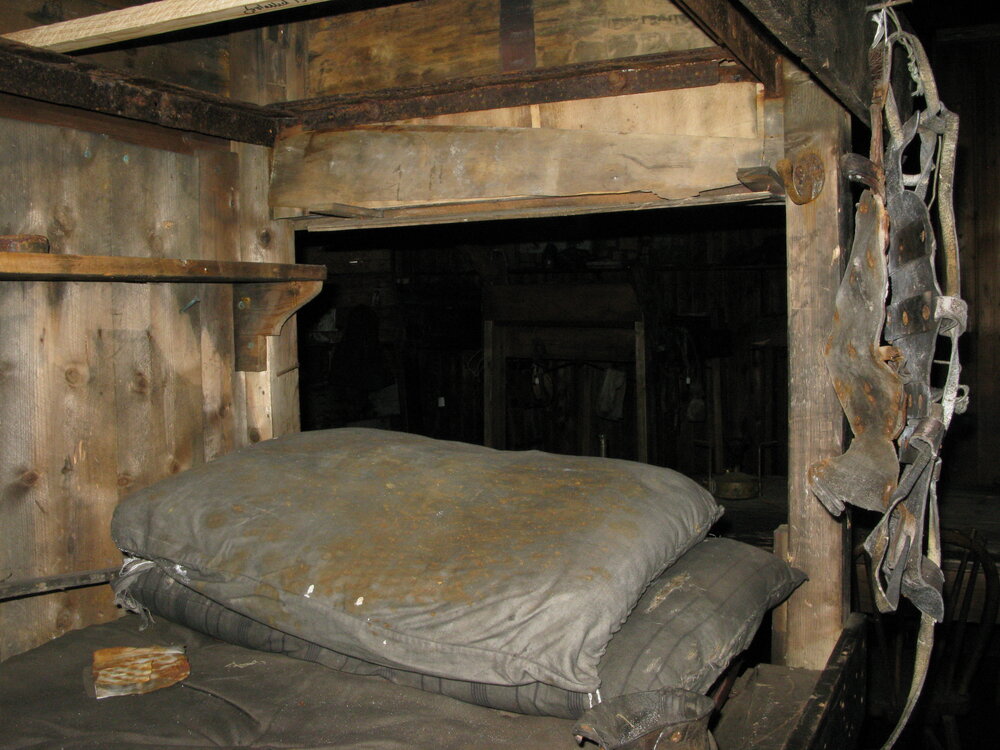 2010-11 Day's bunk inside Scott's 'Terra Nova' hut, Cape Evans (004)