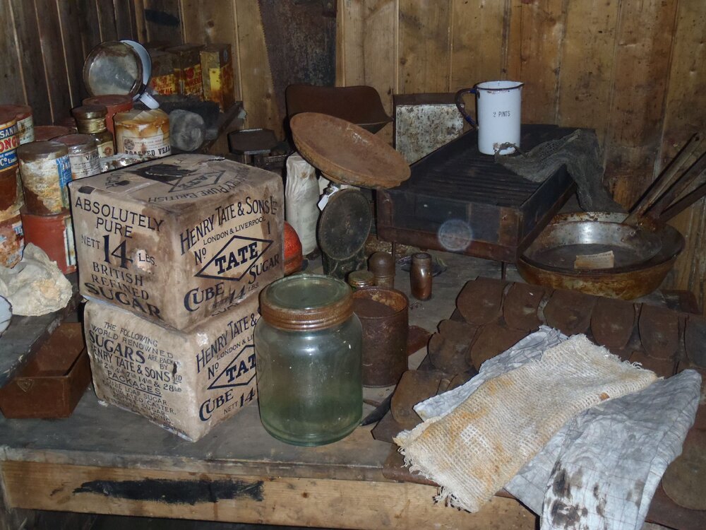 2010-11 Artefacts in the Galley inside Scott's 'Terra Nova' hut, Cape Evans (002)