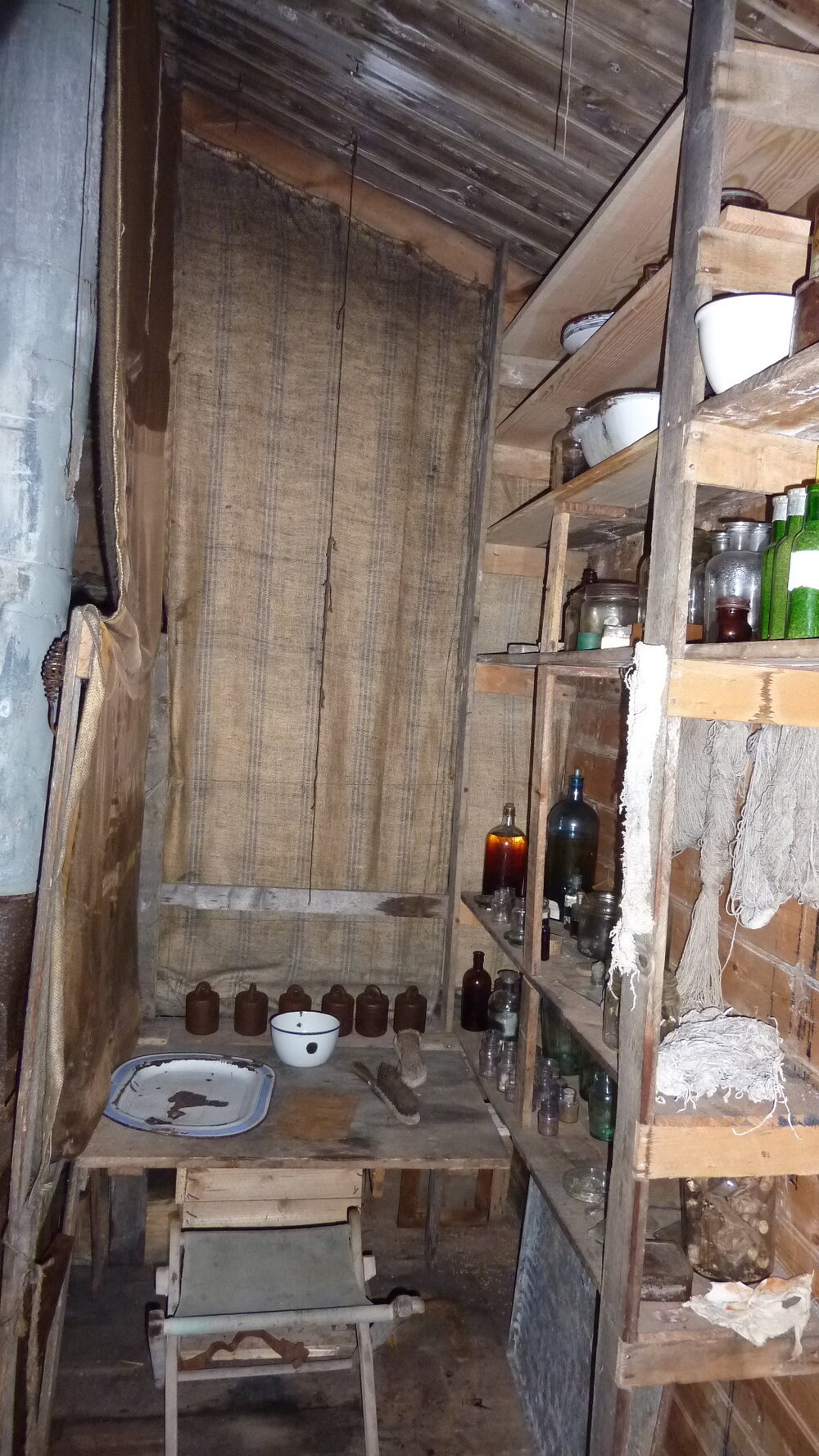 2010-11 Murray's Laboratory inside Shackleton's 'Nimrod' hut, Cape Royds