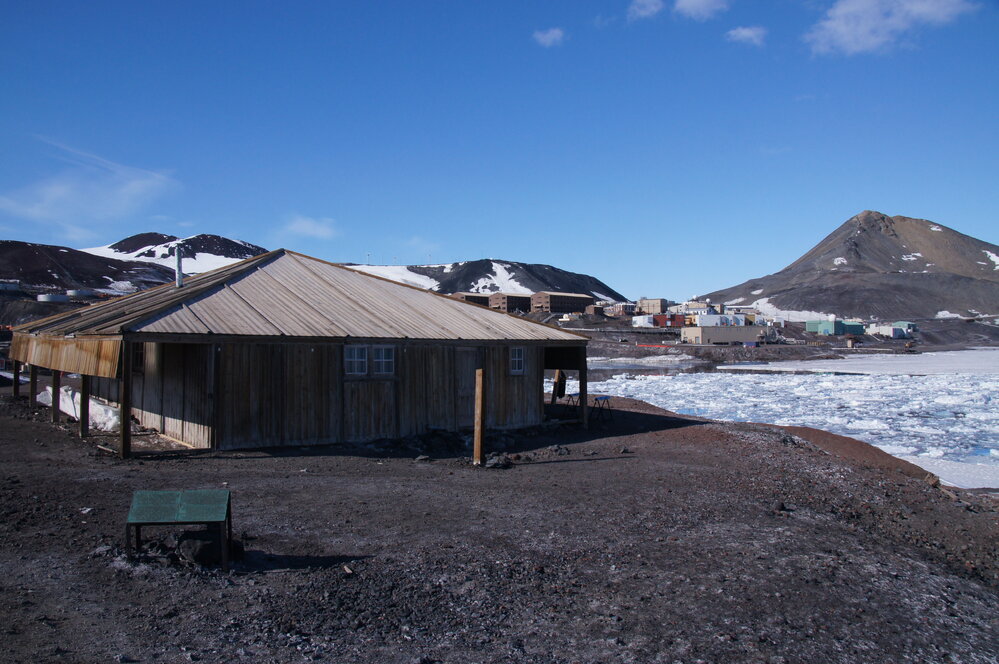 Scott's 'Discovery' hut and McMurdo Station