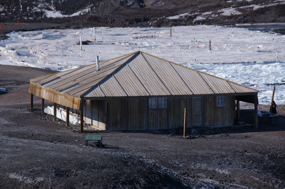 Scott's 'Discovery' hut, Northwest elevation