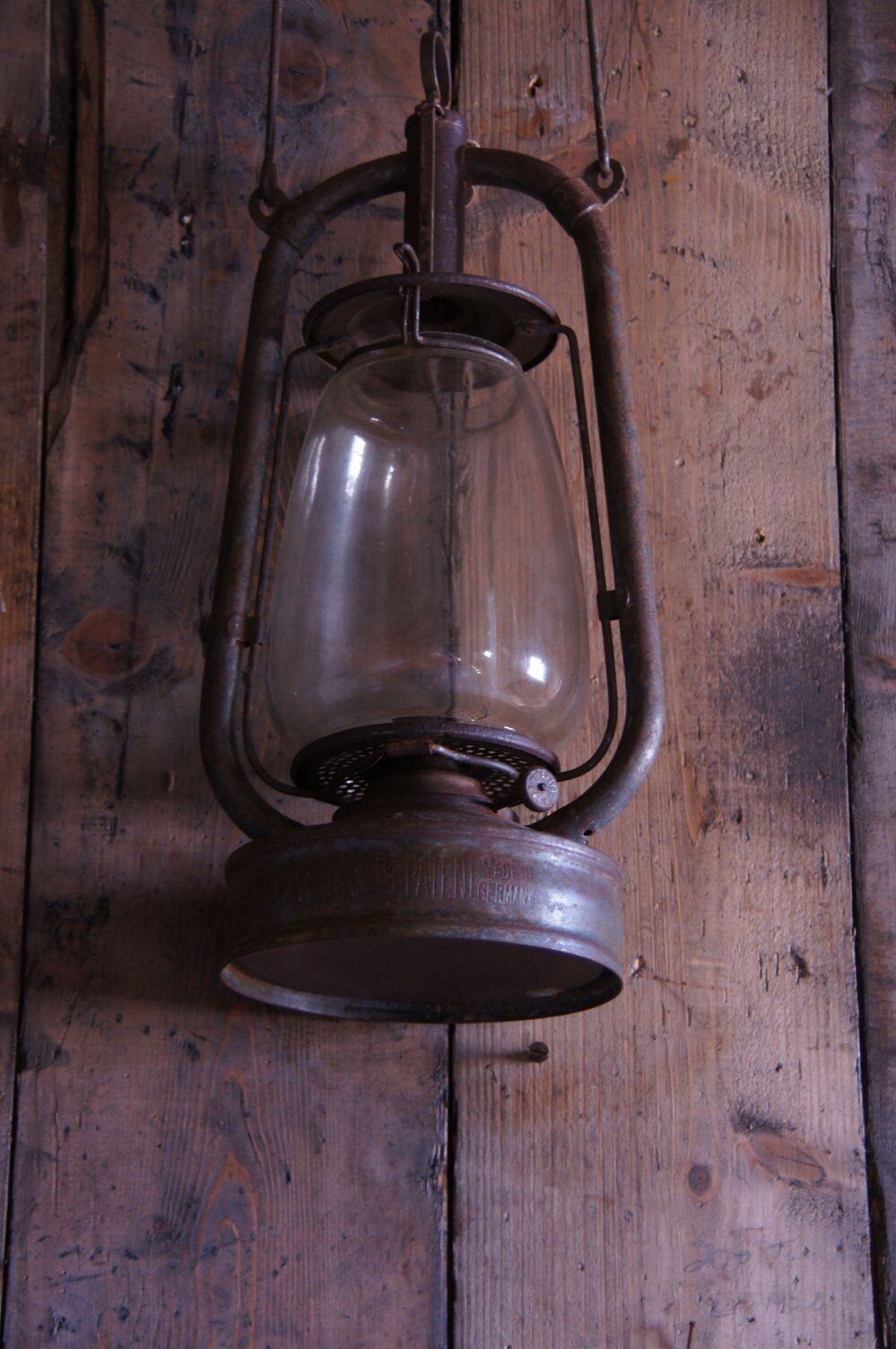 Lantern in Shackleton's 'Nimrod' hut