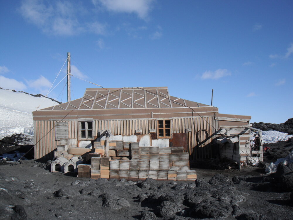 North elevation, Shackleton's 'Nimrod' hut