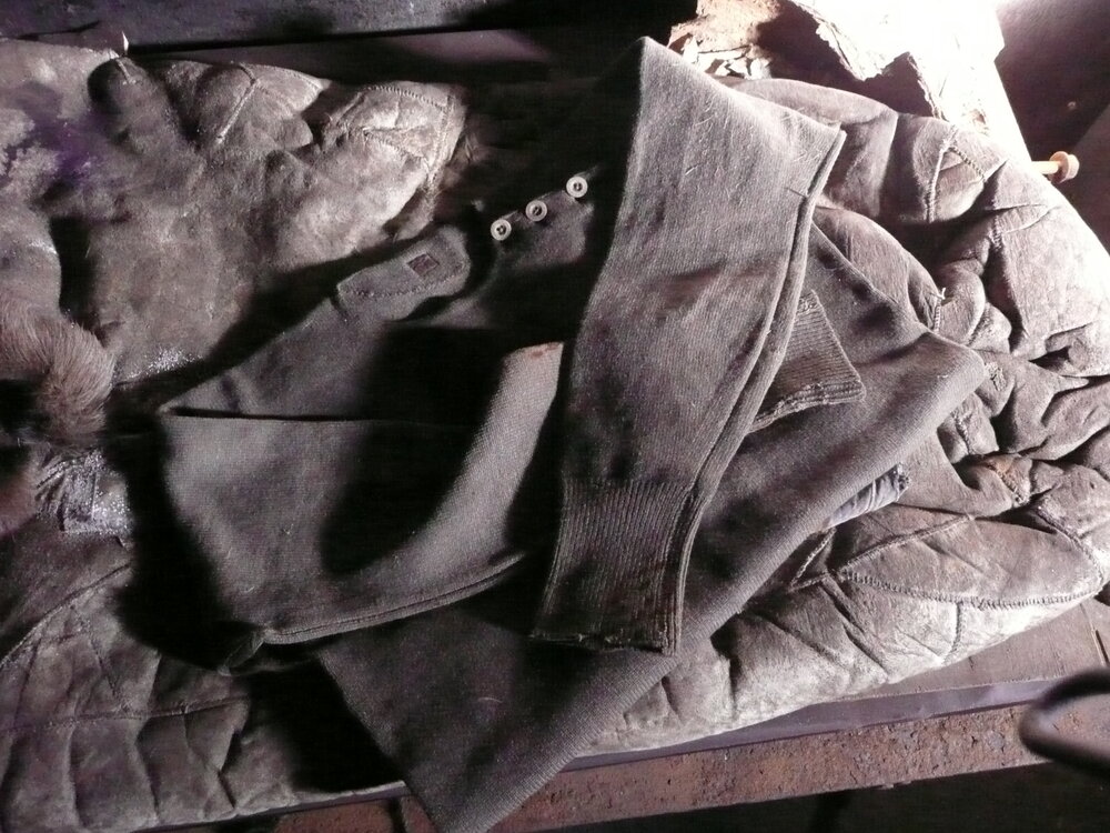 Wool under garment in Scott's 'Terra Nova' hut