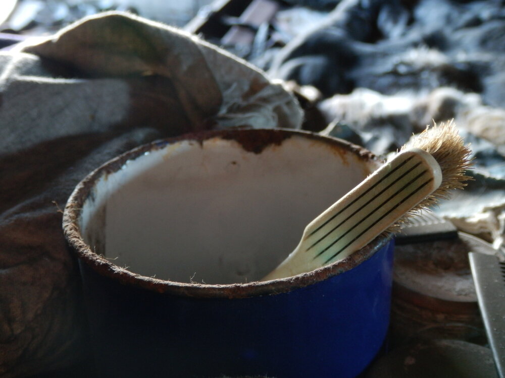 Toothbrush in Scott's 'Terra Nova' hut