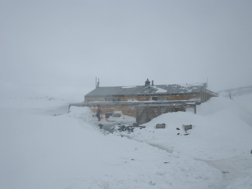North elevation, Scott's 'Terra Nova' hut