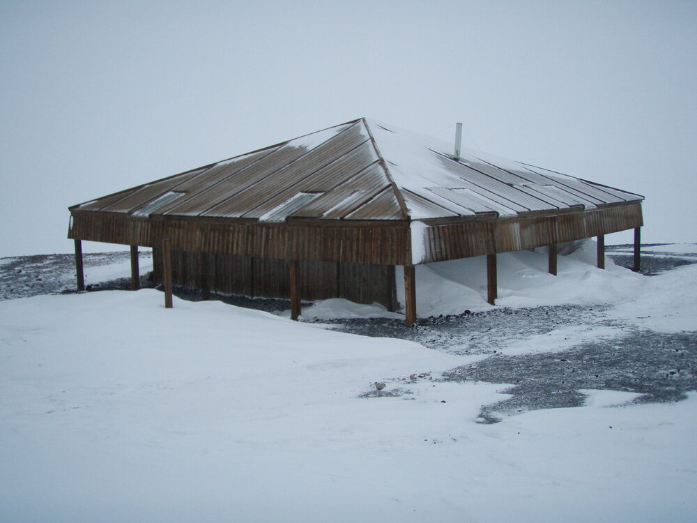Northeast elevation, Scott's 'Discovery' hut