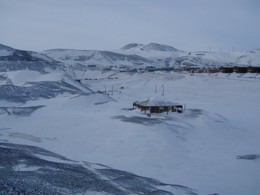 Northwest elevation, Scott's 'Discovery' hut