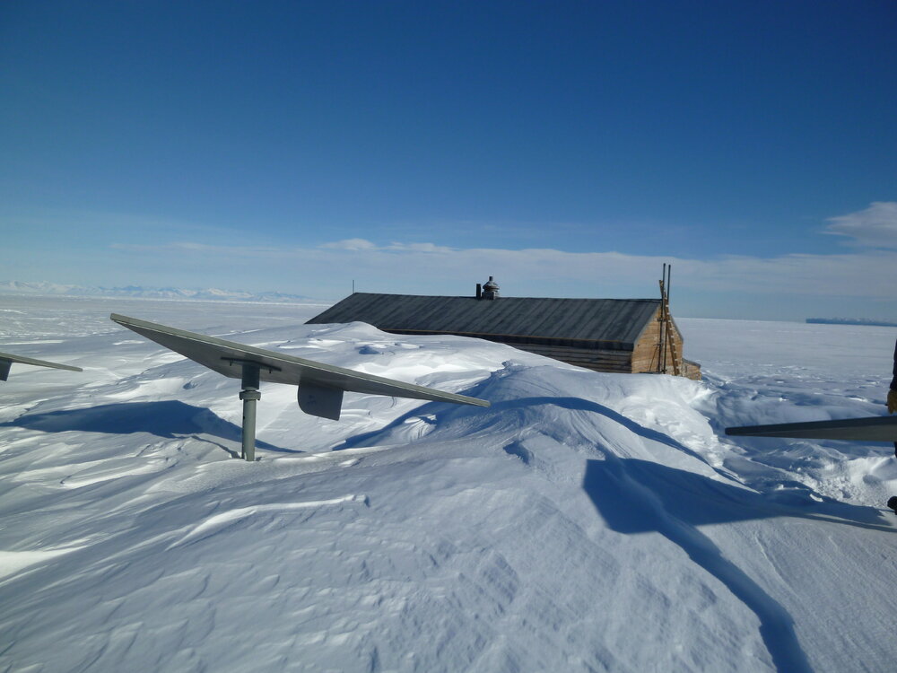Scott's 'Terra Nova' hut and Vortex Generators