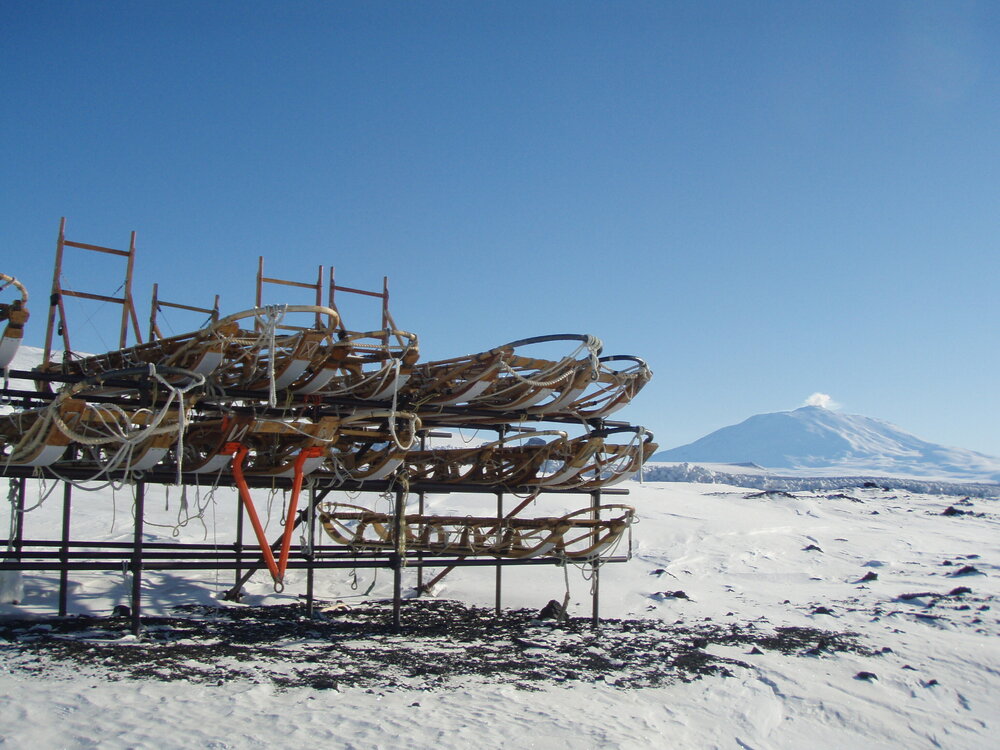 Sledge stand at Scott Base (001)
