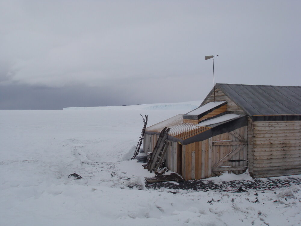 West aspect of Scott's 'Terra Nova' hut