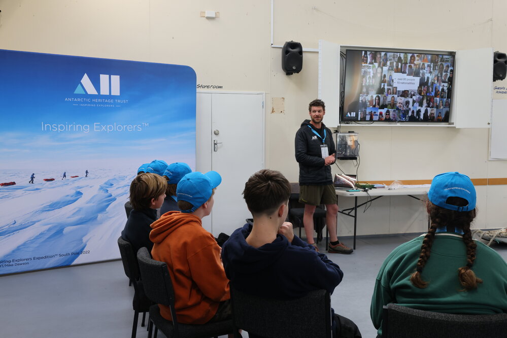 Zack Bennett presenting at the Young Inspiring Explorers Summit (001)