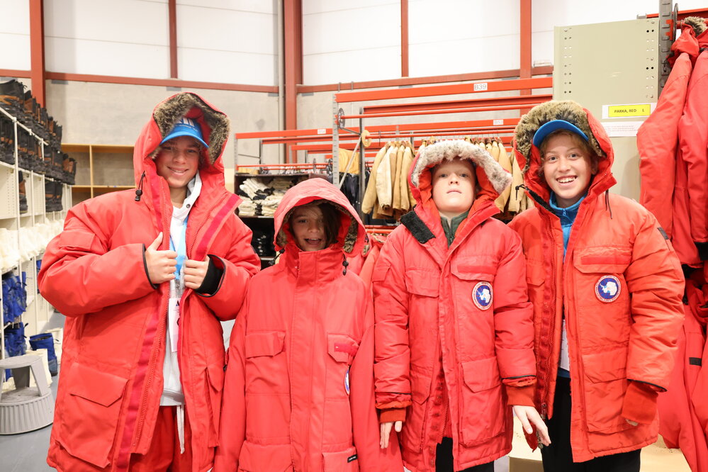 Young Inspiring Explorers wearing USAP gear (002)