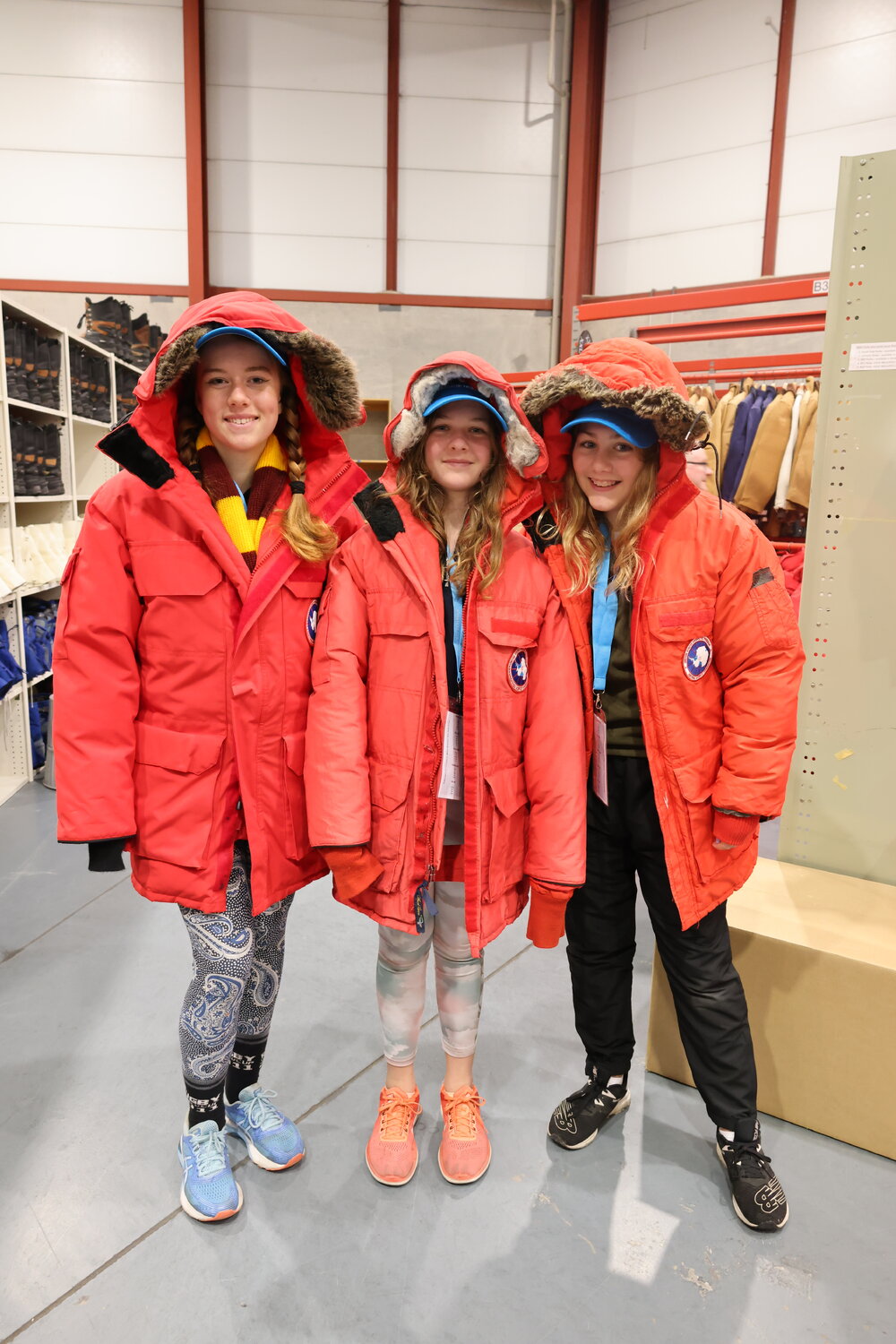 Young Inspiring Explorers wearing USAP gear (003)