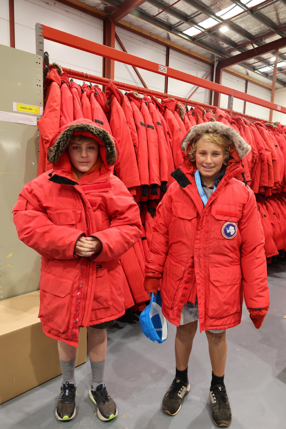 Young Inspiring Explorers wearing USAP gear (005)