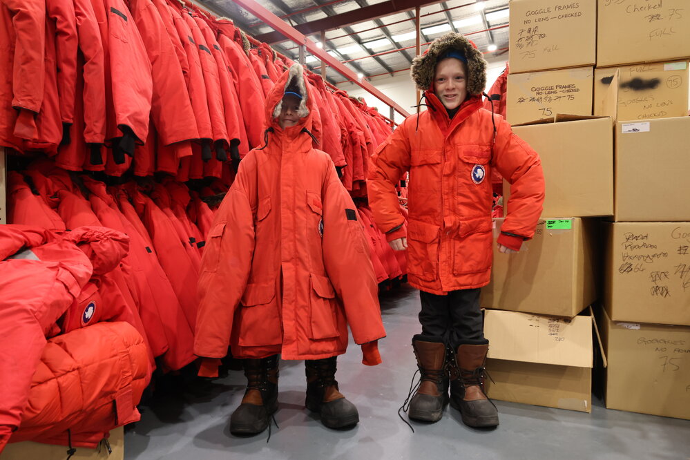 Young Inspiring Explorers wearing USAP gear (007)