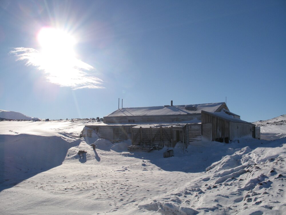 Latrines and sleds, Scott's 'Terra Nova' hut