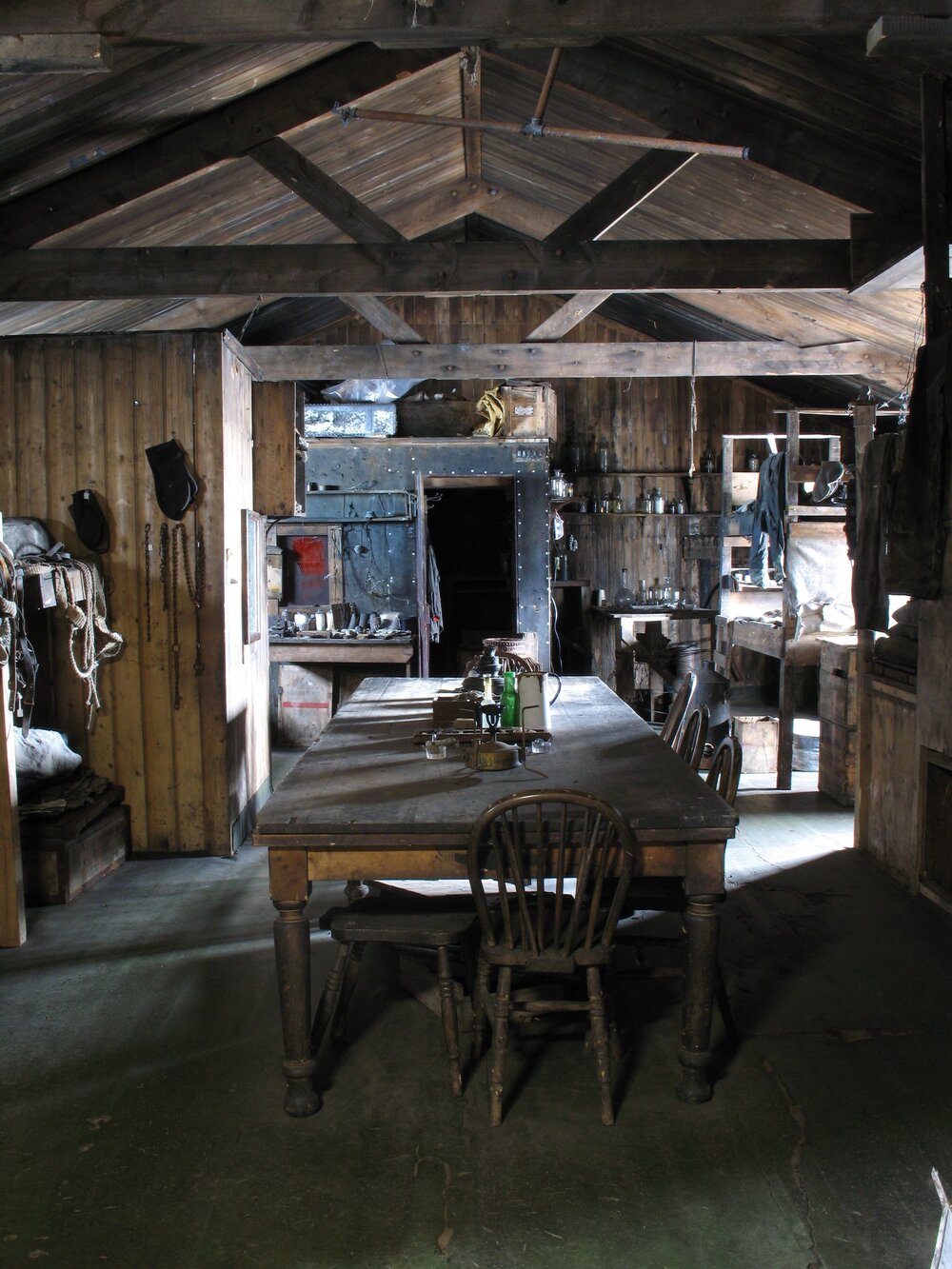 Wardroom area, Scott's 'Terra Nova' hut