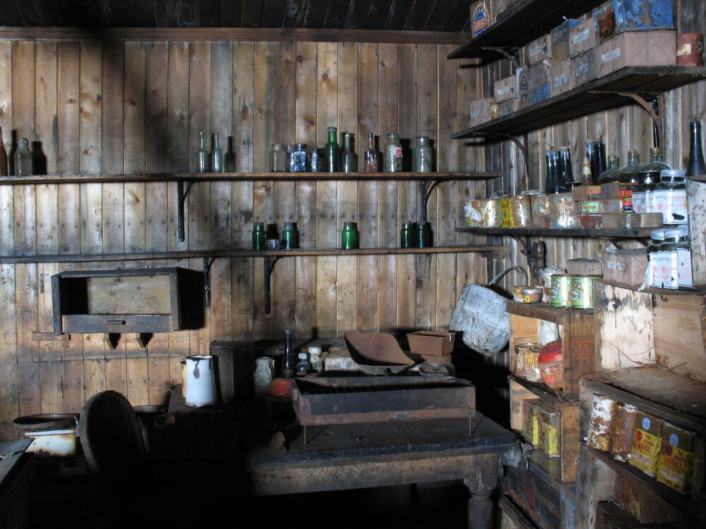South wall of Galley after some artefacts removed 