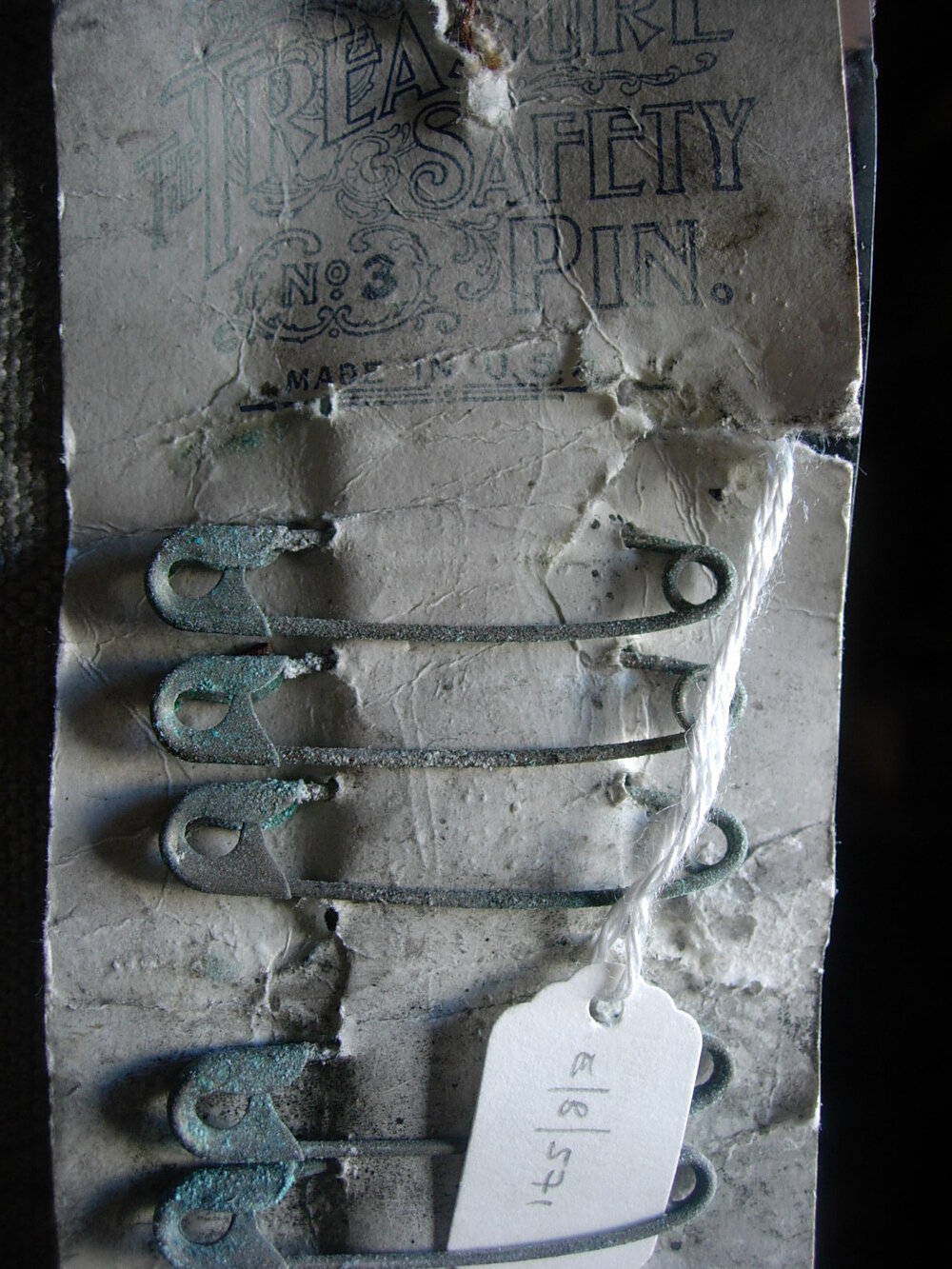 Safety pins from Scott's 'Terra Nova' hut