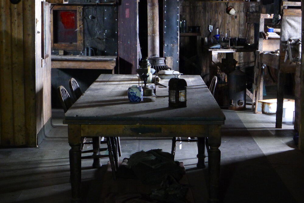 Wardroom table, Scott's 'Terra Nova' hut