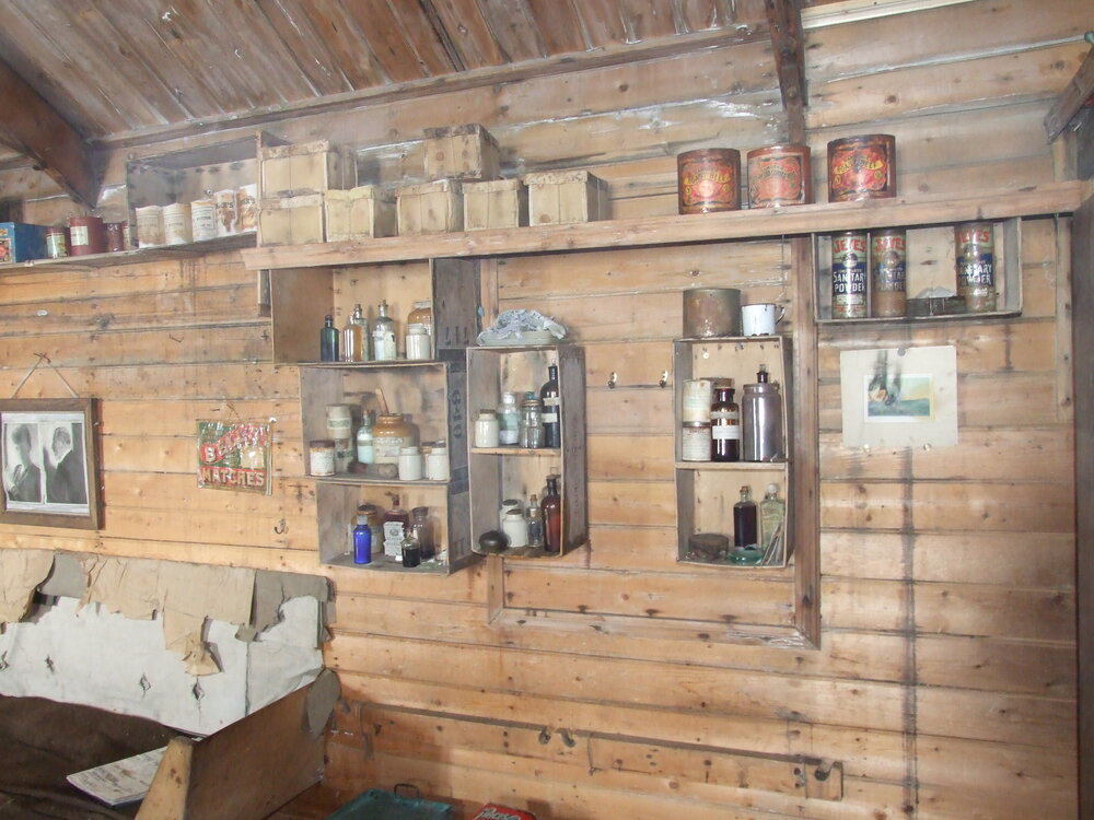 South wall, Shackleton's 'Nimrod' hut (001)