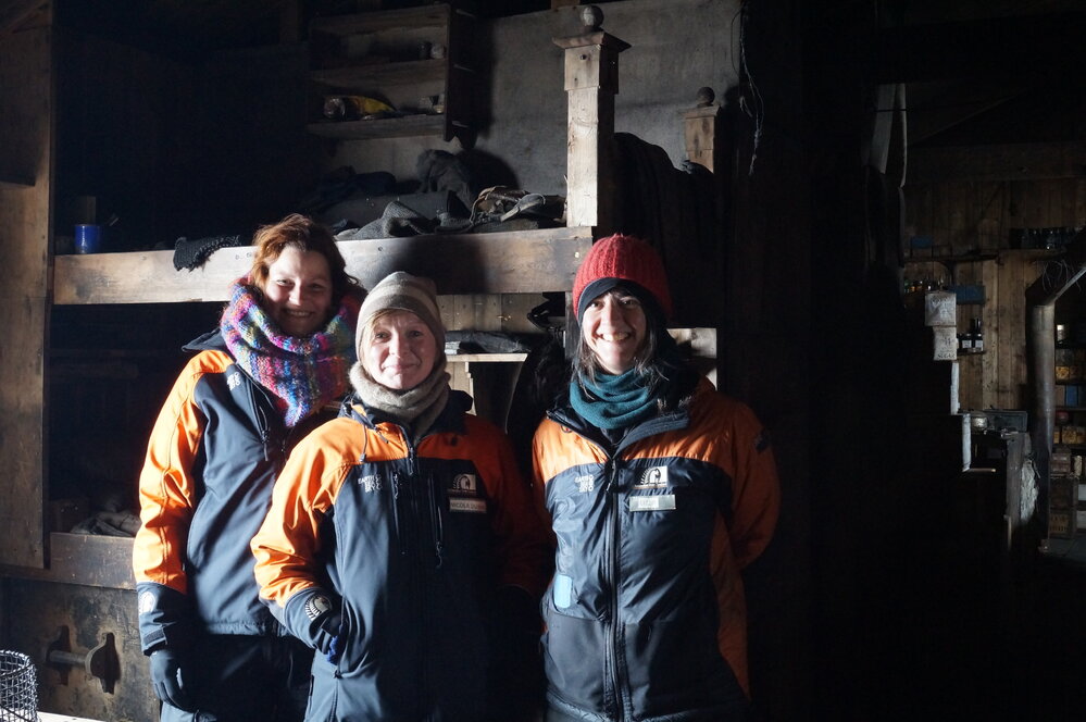 2014-15 Scott's 'Terra Nova' hut, AHT summer artefact conservation team