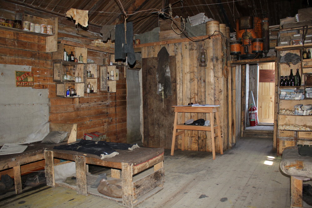 2021-22 Shackleton's 'Nimrod' hut inspection, interior (008)