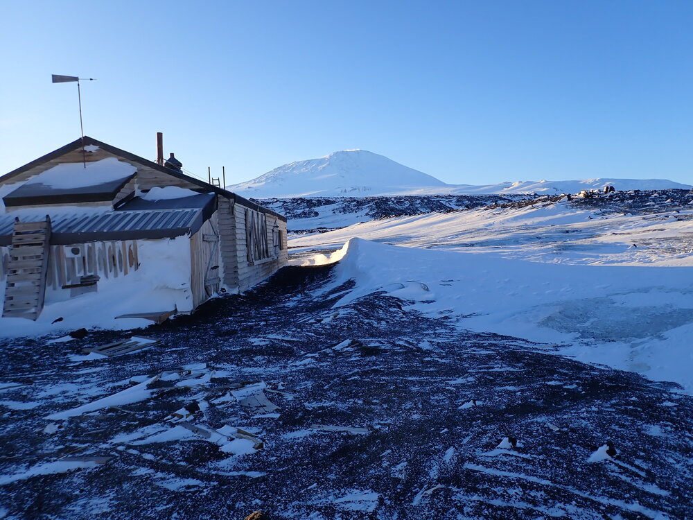 2021 Scott's 'Terra Nova' hut inspection, exterior (009)