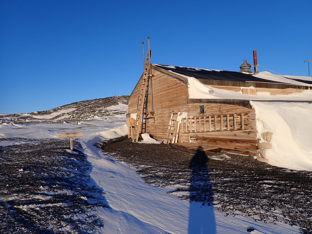 2021 Scott's 'Terra Nova' hut inspection, exterior (012)