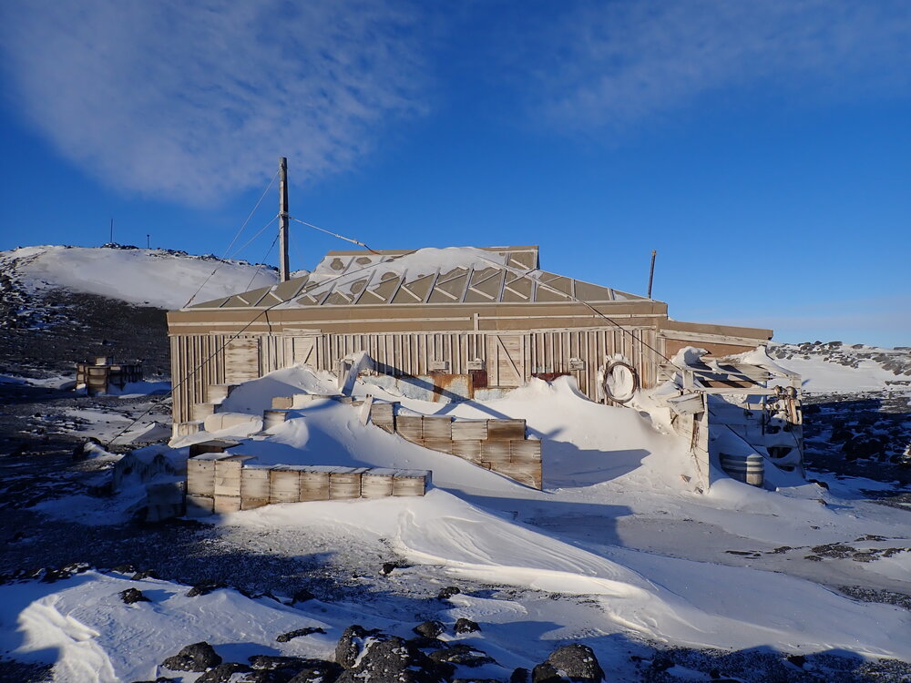 2021 Shackleton's 'Nimrod' hut inspection, exterior (011)