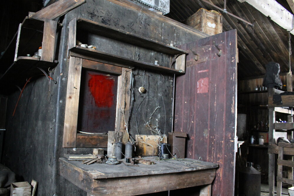Make and Mend table, Scott's 'Terra Nova' hut