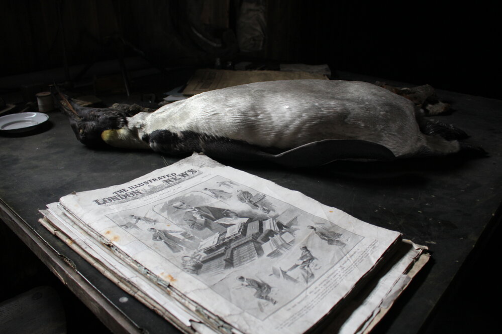 Chart table, Scott's 'Terra Nova' hut