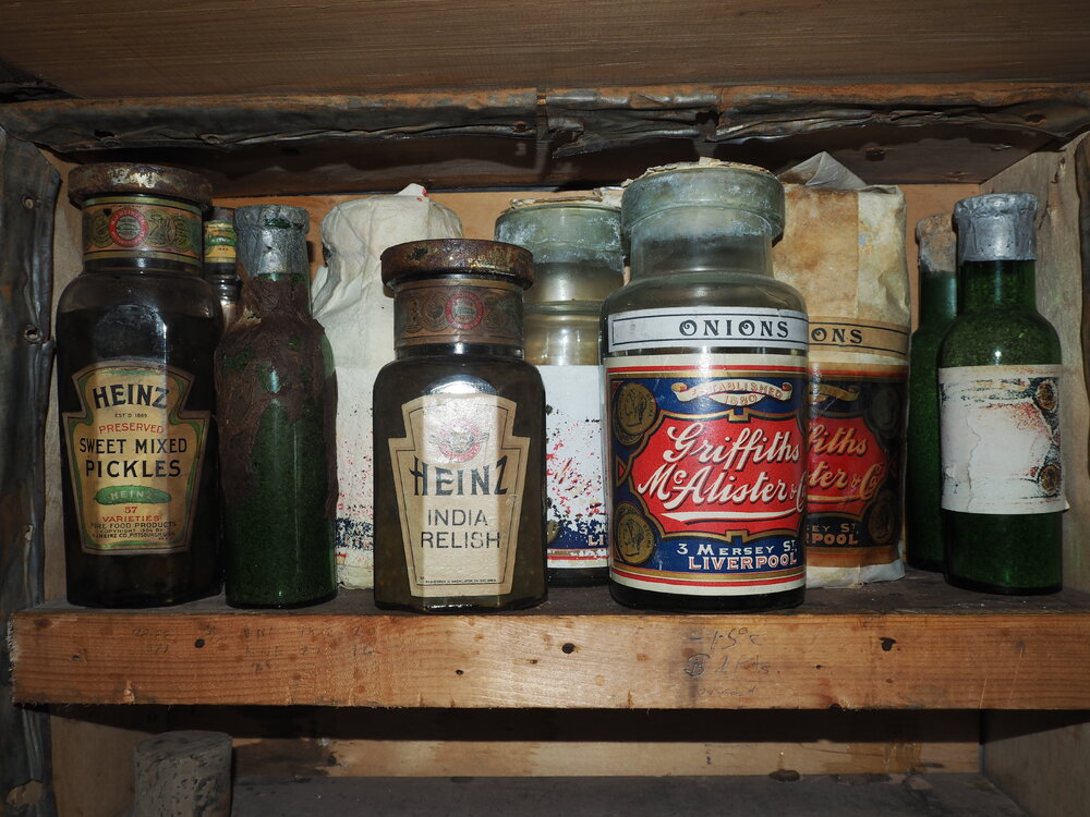 Food stores, Shackleton's 'Nimrod' hut 