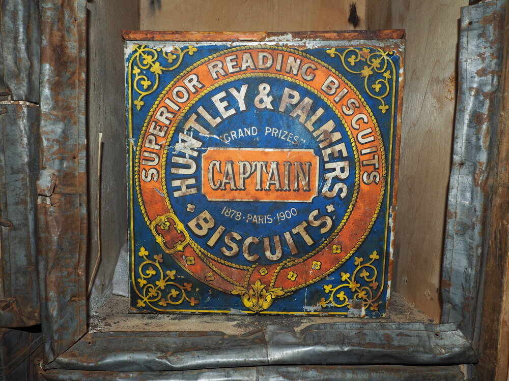 Bulkhead shelves, Shackleton's 'Nimrod' hut (003)