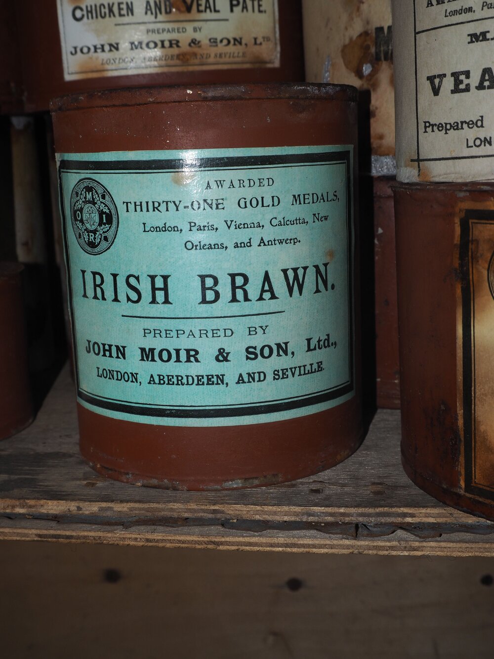 Irish Brawn tin, Shackleton's 'Nimrod' Hut