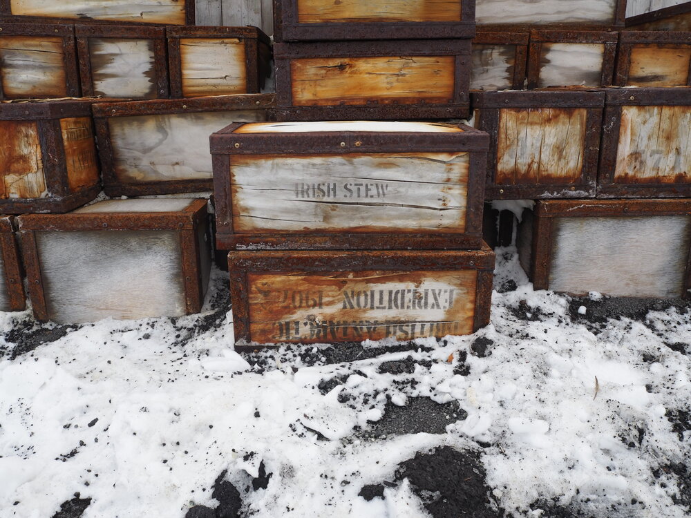Venesta case, Shackleton's 'Nimrod' Hut