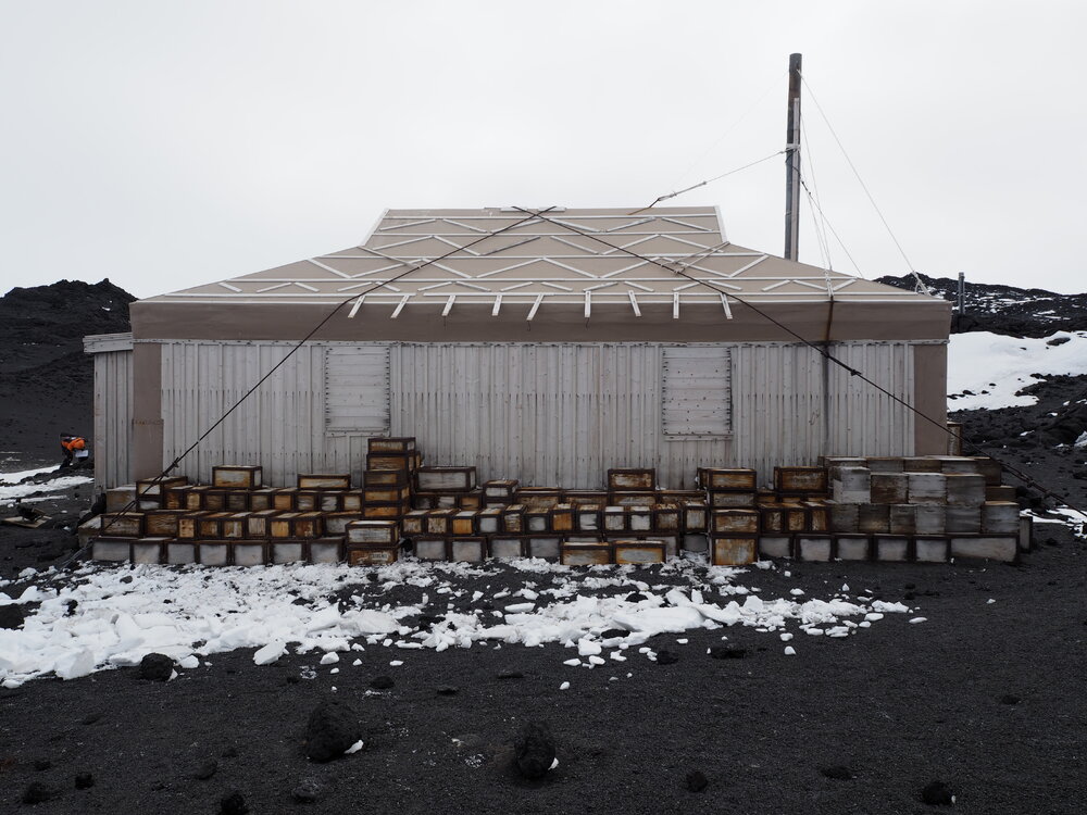 South elevation, Shackleton's 'Nimrod' Hut